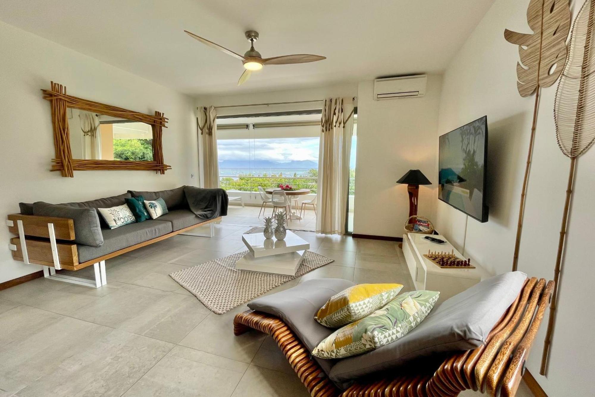 Manuia Luxury Apartment - Tahiti Punaauia -Wi-Fi Netflix Pool & Gym ภายนอก รูปภาพ
